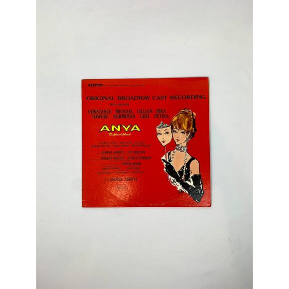 LP Anya A Musical Musical Original Broadway Cast Recording United Artist Records - Picture 1 of 6